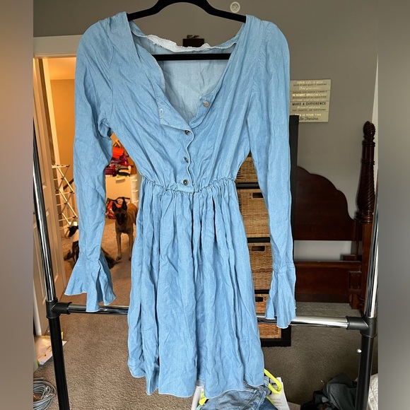 🌸 Soft Vintage jean dress size medium 🌸 - Picture 1 of 2